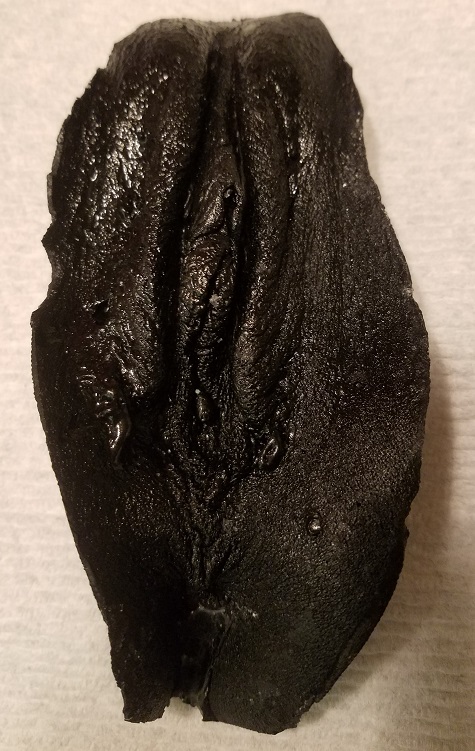 Photo of Labia plastic casting, black