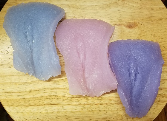 Photo of 1 Labia cast in 3 colors